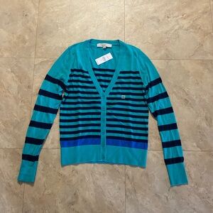 NWT Ann Taylor Loft Stripped Cardigan